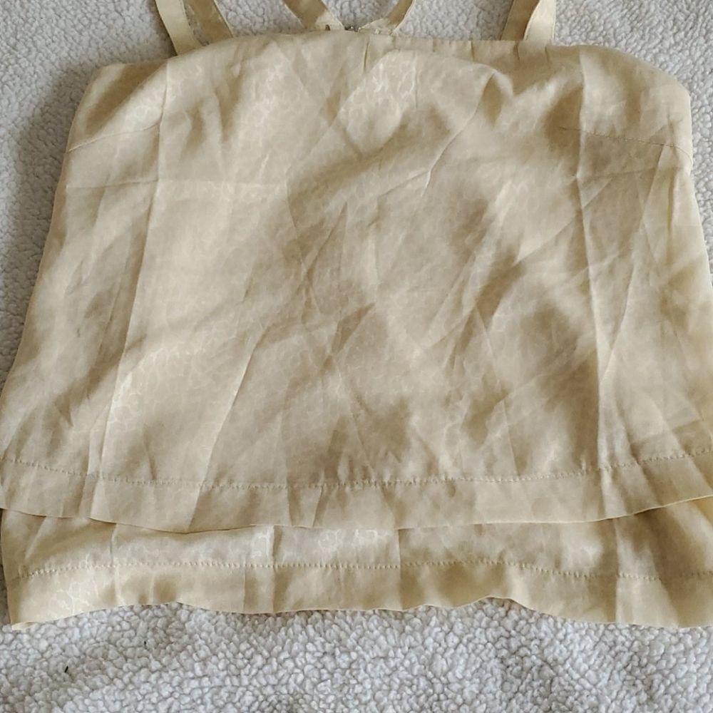 ❣️FAISCA creme double layer tank top